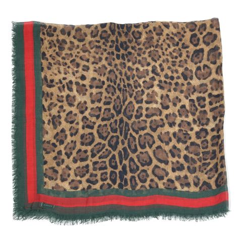 gucci web modal silk scarf